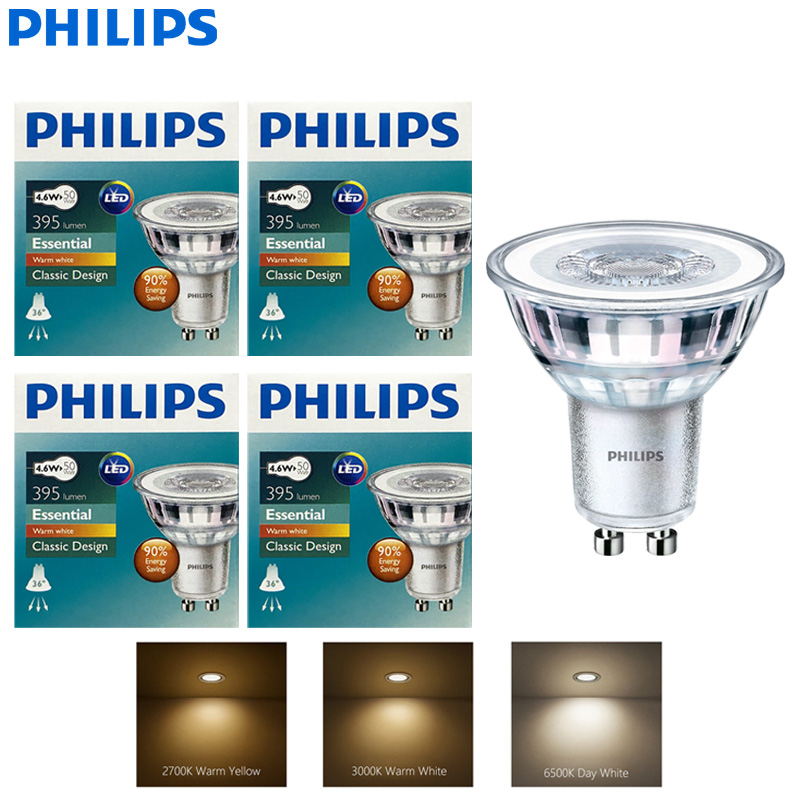 Philips Bulb Led Classic - ฟิลิปส์ หลอดไฟ LED แบบฝังเพดาน 4.6W Essential