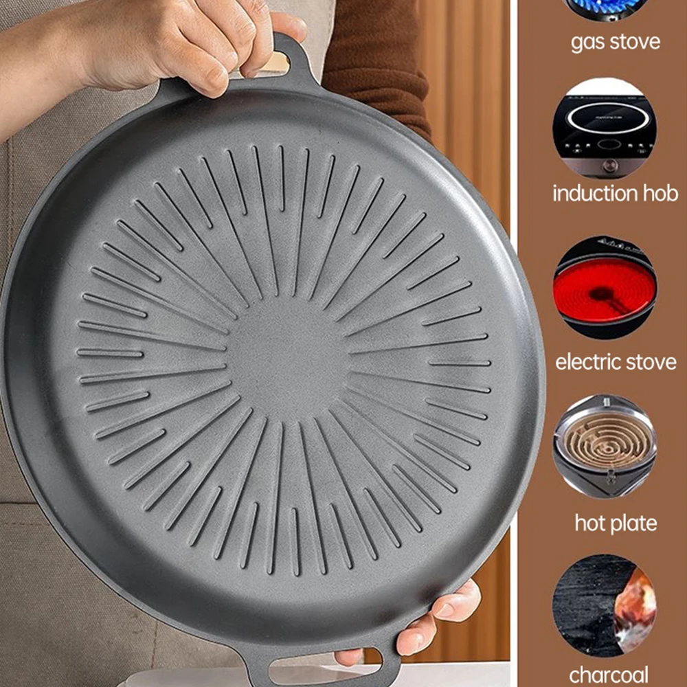 กระทะย่างบาร์บีคิวกลางแจ้งขนาด - Korean Bbq Grill บทวิจารณ์และราคา