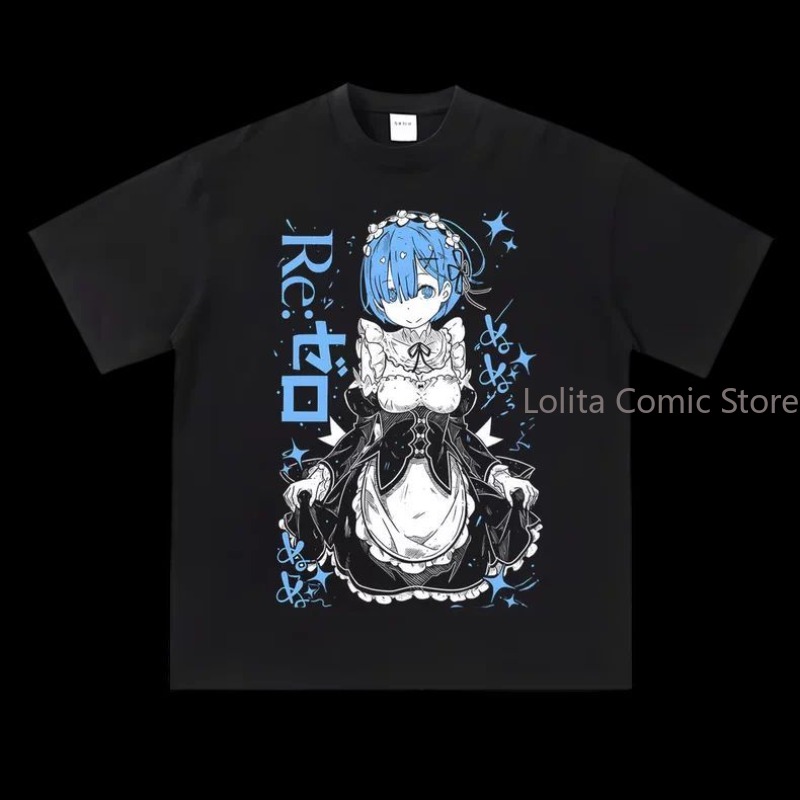 เสื้อยืดแขนสั้นลายการ์ตูนอนิเม - South Korea Lifestyle บทวิจารณ์และราคา