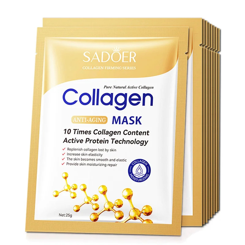 แผ่นมาส์กหน้าคอลลาเจนต่อต้านริ - Sheet Mask Collagen บทวิจารณ์และราคา