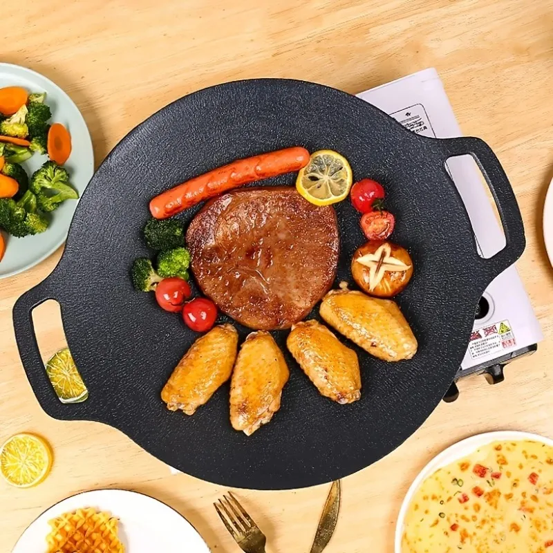 กระทะแบนย่างแบบไม่ติดกระทะเหล็ - Korean Bbq Grill บทวิจารณ์และราคา