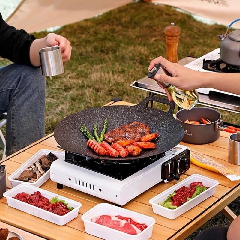 กระทะแบนย่างแบบไม่ติดกระทะเหล็ - Korean Bbq Grill บทวิจารณ์และราคา